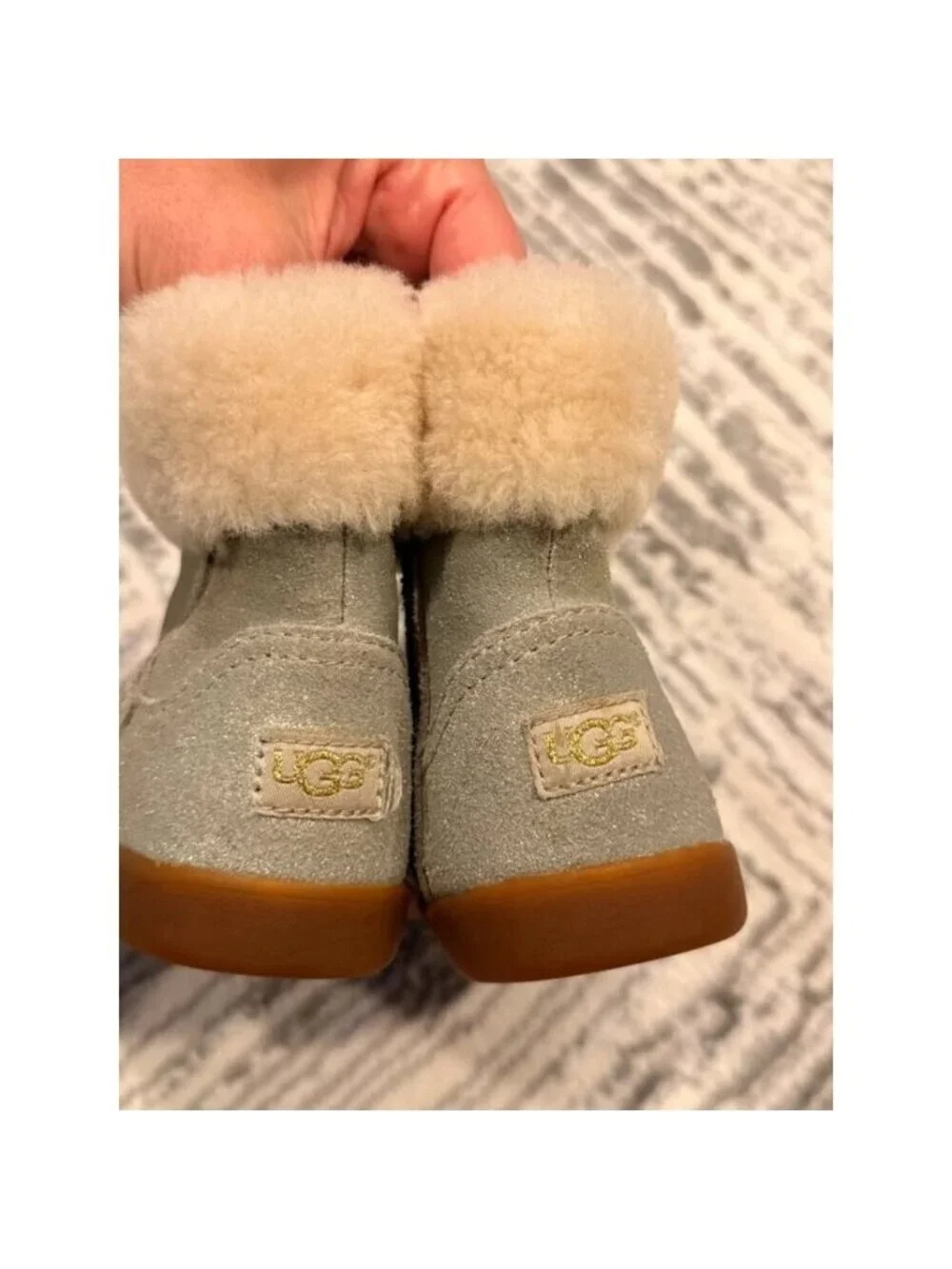 UGG Jorie Metallic girls Toddler size 8 Boots S/N 1018917T